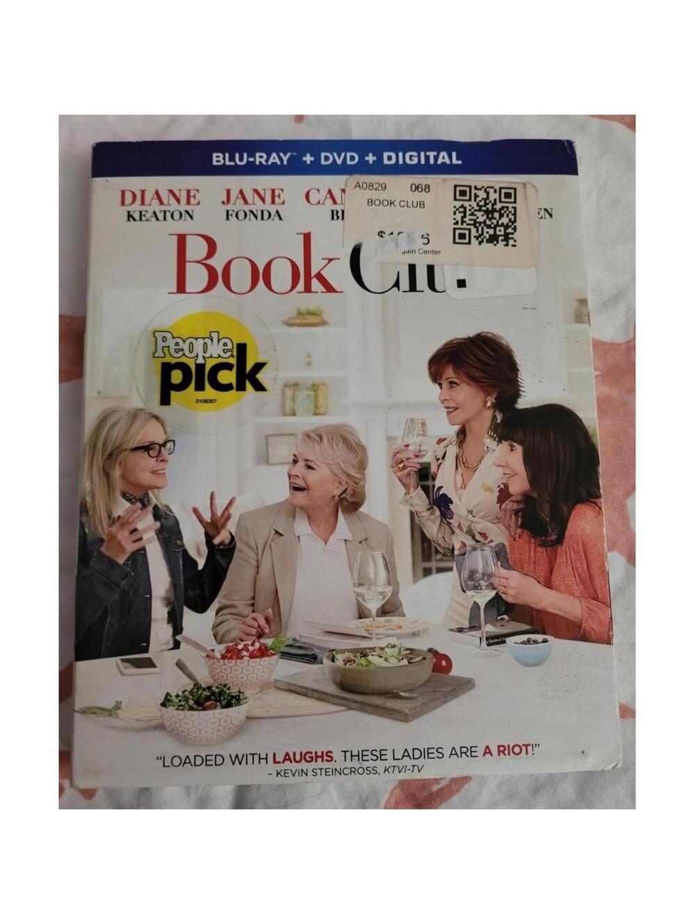 Book Club (Blu-ray, 2018) W/Slipcover Diane Keaton & Jane Fonda Sealed